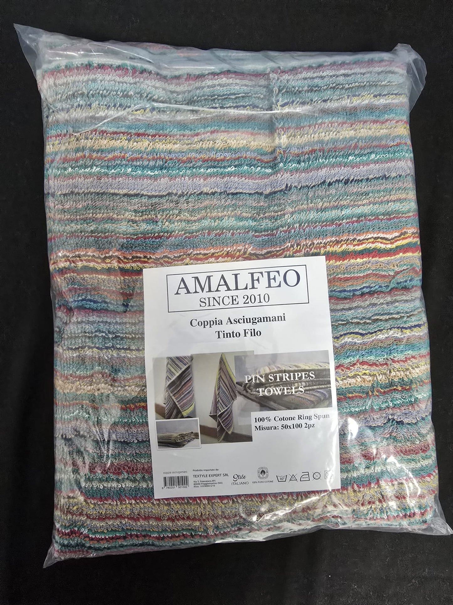 Coppia Asciugamani Tinto Filo - Amalfeo