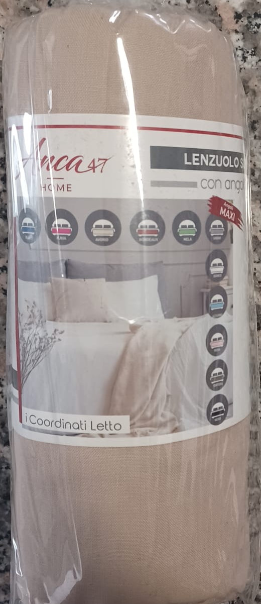 Lenzuola angoli Tinta Unita - 1 pz