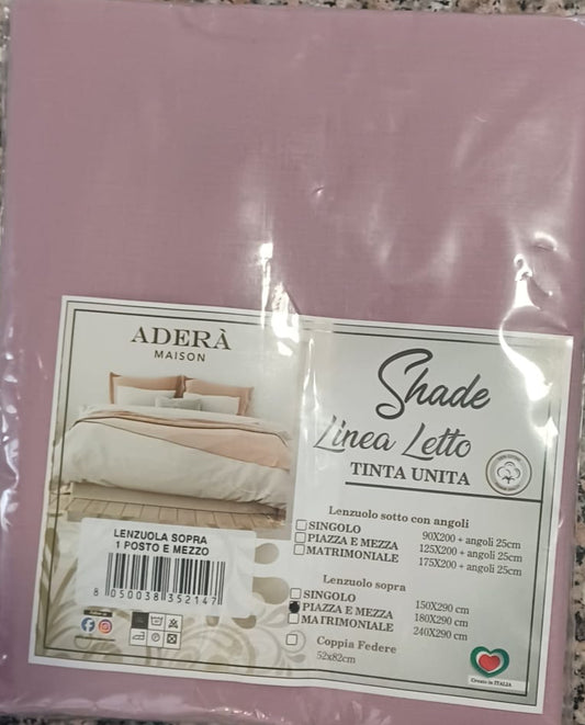 Set Lenzuola + Angoli + Federe in Cotone - Tinta Unita