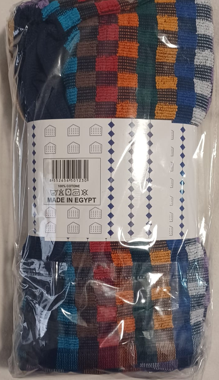 Strofinacci Scacchi Multicolor - Set da Quattro