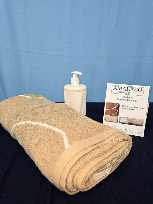 Telo bagno Jacquard tinto filo - Amalfeo